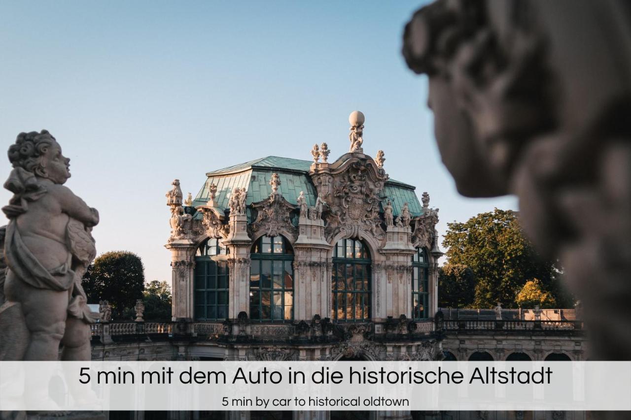 "Gruene Oase" - Naehe Altstadt - Garage - Ruhig - Nespresso Dresda Exterior foto